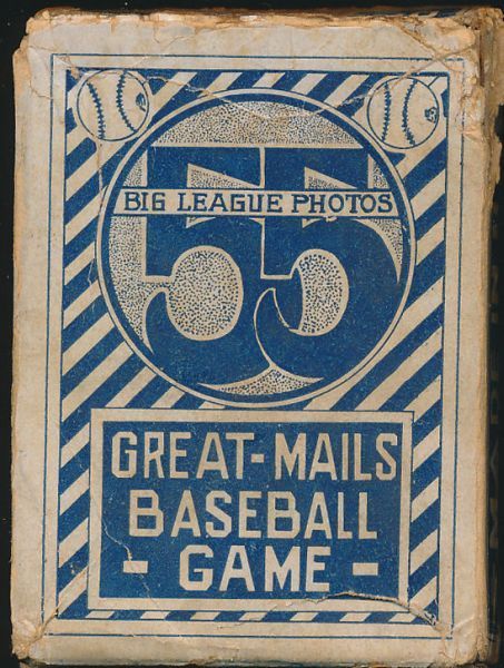 1924 WG7 Walter Mails Card Game